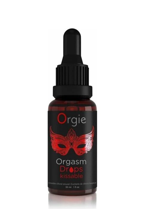 Orgie Gel intim Orgasm Drops Kissable cu efect de furnicături pentru stimularea clitorisului și orgasm intens 30 ml