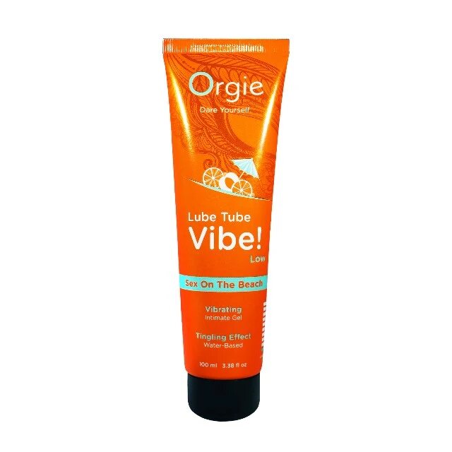 Orgie Gel lubrifiant - Vibe Sex On The Beach pe baza de apa cu efect de vibratie cu aroma de piersica potocala si merisor 100 ml
