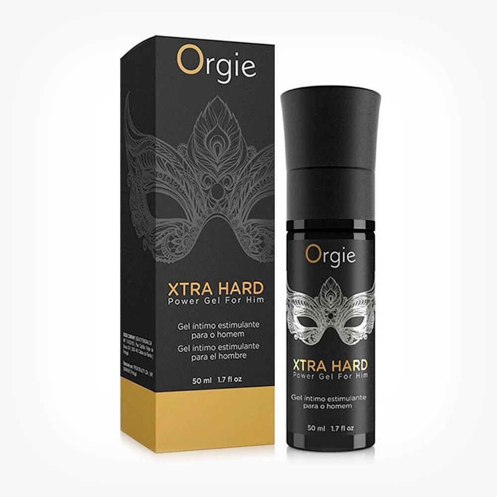 Orgie Gel Xtra Hard pentru erectie ferma si intarziere ejaculare 50 ml
