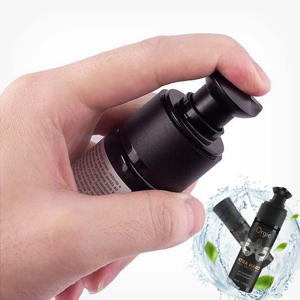Orgie Gel Xtra Hard pentru erectie ferma si intarziere ejaculare 50 ml