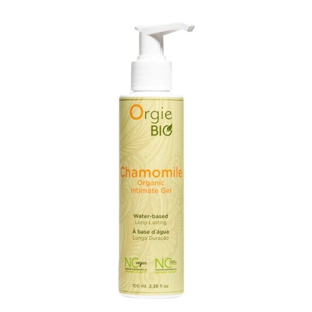 Orgie Lubrifiant BIO Chamomile - Organic Intimate Gel pe bază de apă formulă naturală cu mușețel 100 ml