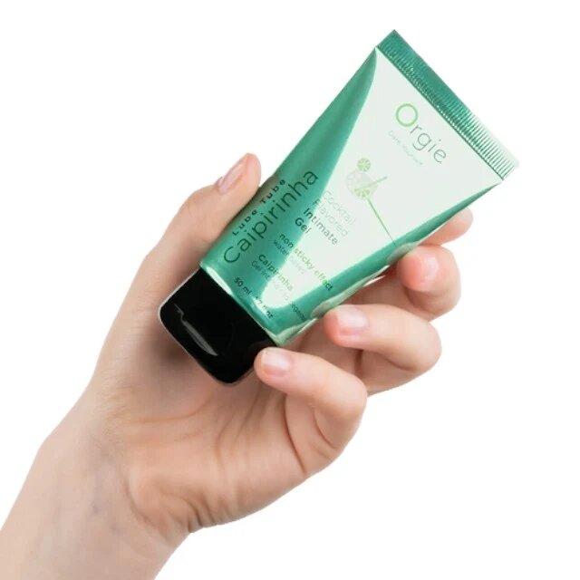 Orgie Lubrifiant cu aromă Lube Tube - Cocktail Intimate Gel CAIPIRINHA pe bază de apă 50 ml