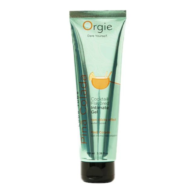 Orgie Lubrifiant cu aromă Lube Tube - Cocktail Intimate Gel PINA COLADA pe bază de apă 100 ml