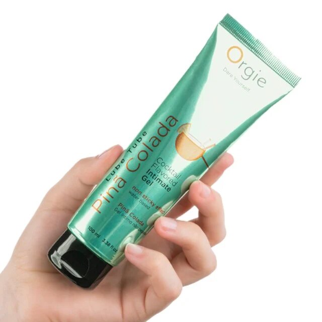 Orgie Lubrifiant cu aromă Lube Tube - Cocktail Intimate Gel PINA COLADA pe bază de apă 100 ml