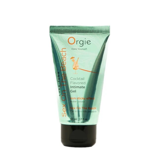 Orgie Lubrifiant cu aromă Lube Tube – Cocktail Intimate Gel SEX ON THE BEACH pe bază de apă 50 ml
