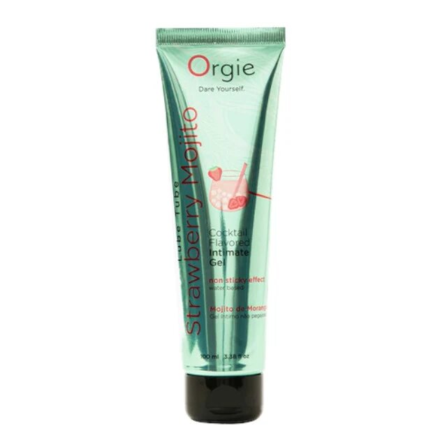 Orgie Lubrifiant cu aromă Lube Tube – Cocktail Intimate Gel STRAWBERRY MOJITO pe bază de apă 100 ml