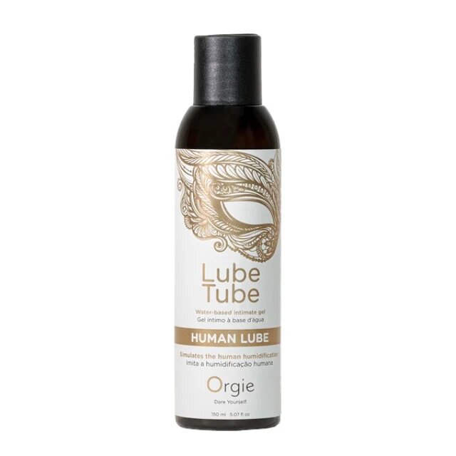 Orgie Lubrifiant Lube Tube - Human Lube pe bază de apă textură care imită lubrifierea naturală feminină și saliva 150 ml