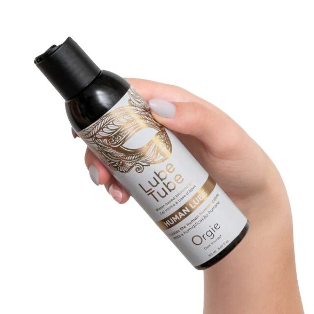 Orgie Lubrifiant Lube Tube - Human Lube pe bază de apă textură care imită lubrifierea naturală feminină și saliva 150 ml