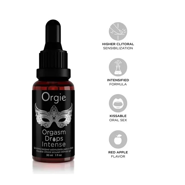 Orgie Picaturi gel intim Orgasm Drops Intense stimulare clitoris si excitare 30 ml