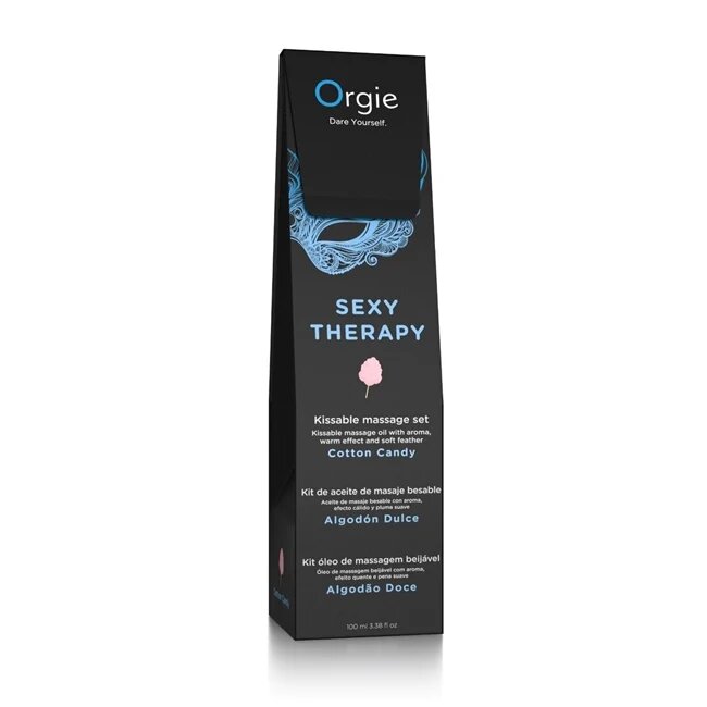 Orgie Set de masaj erotic - Sexy Therapy aroma de cotton candy 100 ml