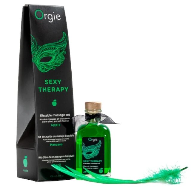 Orgie Set de masaj erotic - Sexy Therapy aroma de Mere 100 ml