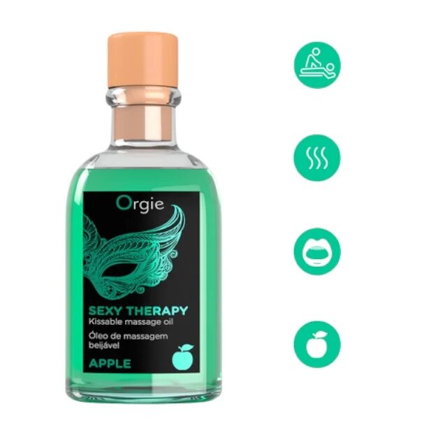 Orgie Set de masaj erotic - Sexy Therapy aroma de Mere 100 ml