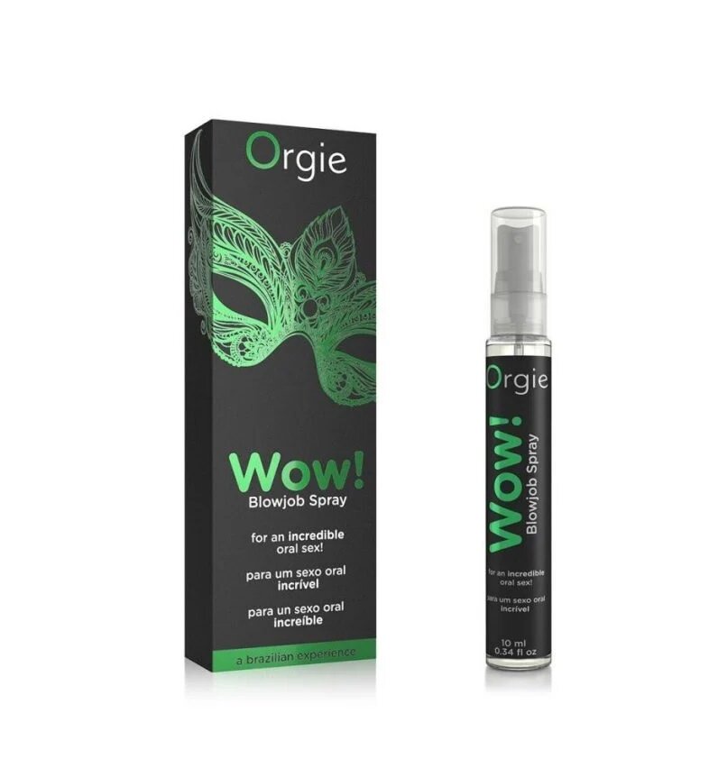 Orgie Spray pentru sex oral profund WOW Mint verde 10 ml