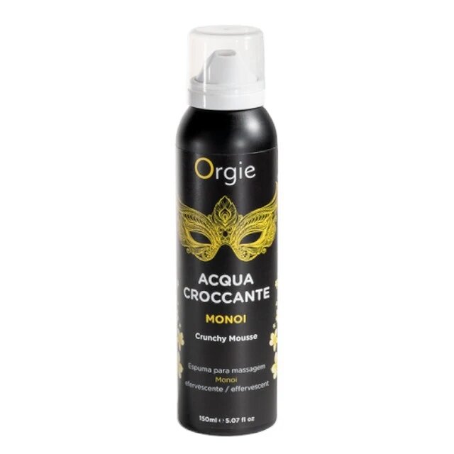 Orgie Spuma - Acqua Croccante MONOI pentru masaj erotic cu aroma de ulei monoï 150 ml