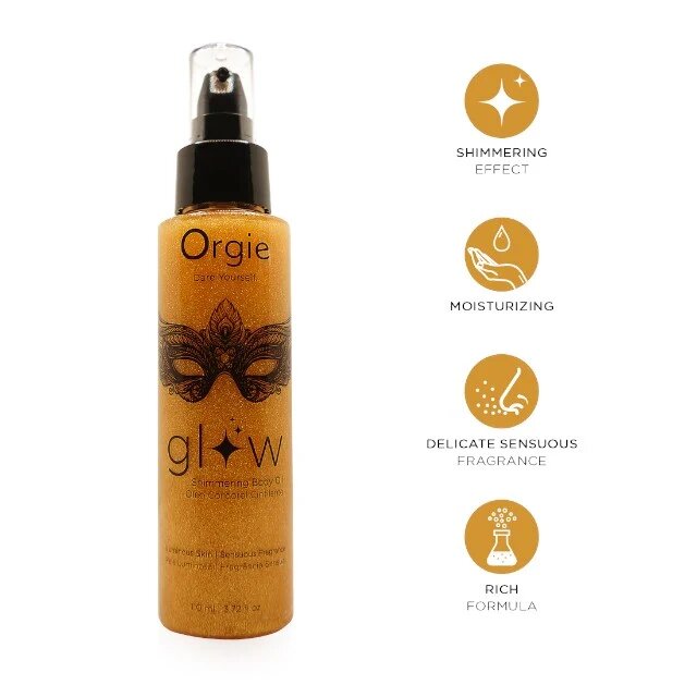 Orgie Ulei pentru corp - Glow Shimmering particulele fine de sclipici 110 ml