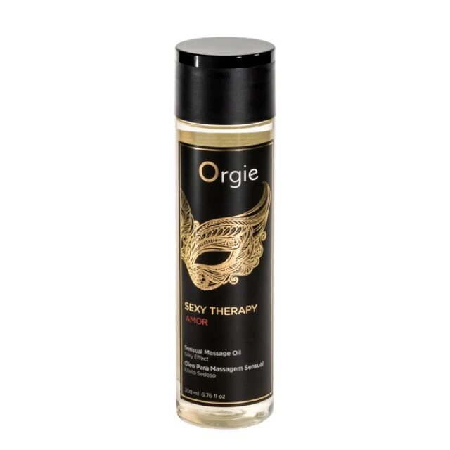 Orgie Ulei pentru masaj Sexy Therapy Amor cu ulei de migdale efect hidratant aromă de ananas și frezie 200 ml