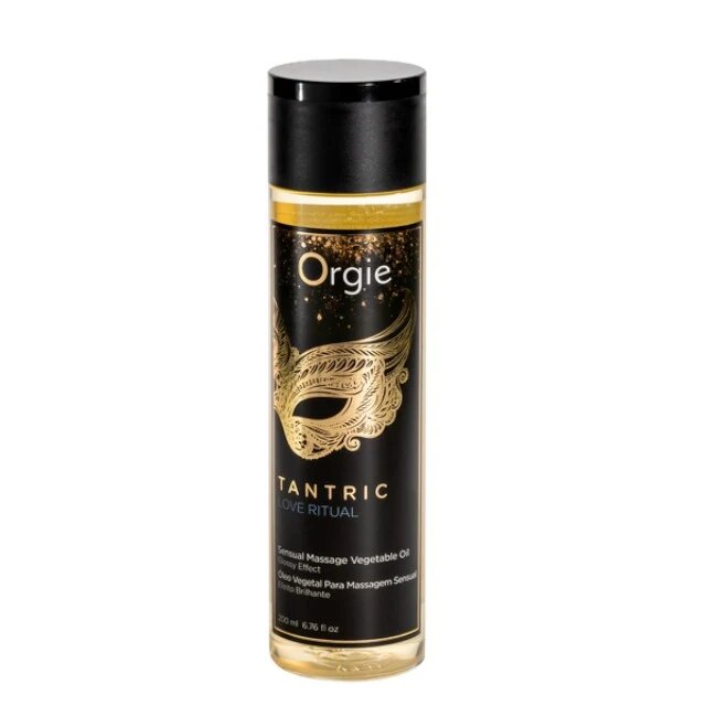 Orgie Ulei pentru masaj Tantric Love Ritual formulă naturală cu ulei de argan aromă de orhidee și fructe de pădure 200 ml