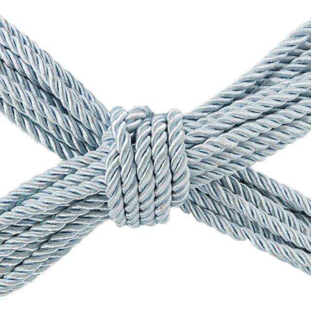 Ouch! Frânghie Bondage Rope pentru jocuri erotice BDSM lungime 10 metri culoare albastru deschis