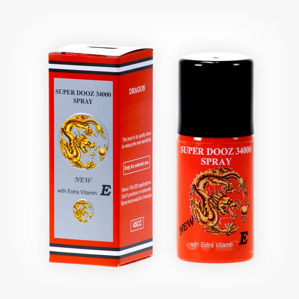  Pachet pentru bărbați: Capsule potență Power V8 4 buc + Spray Super Dooz 34000 45 ml