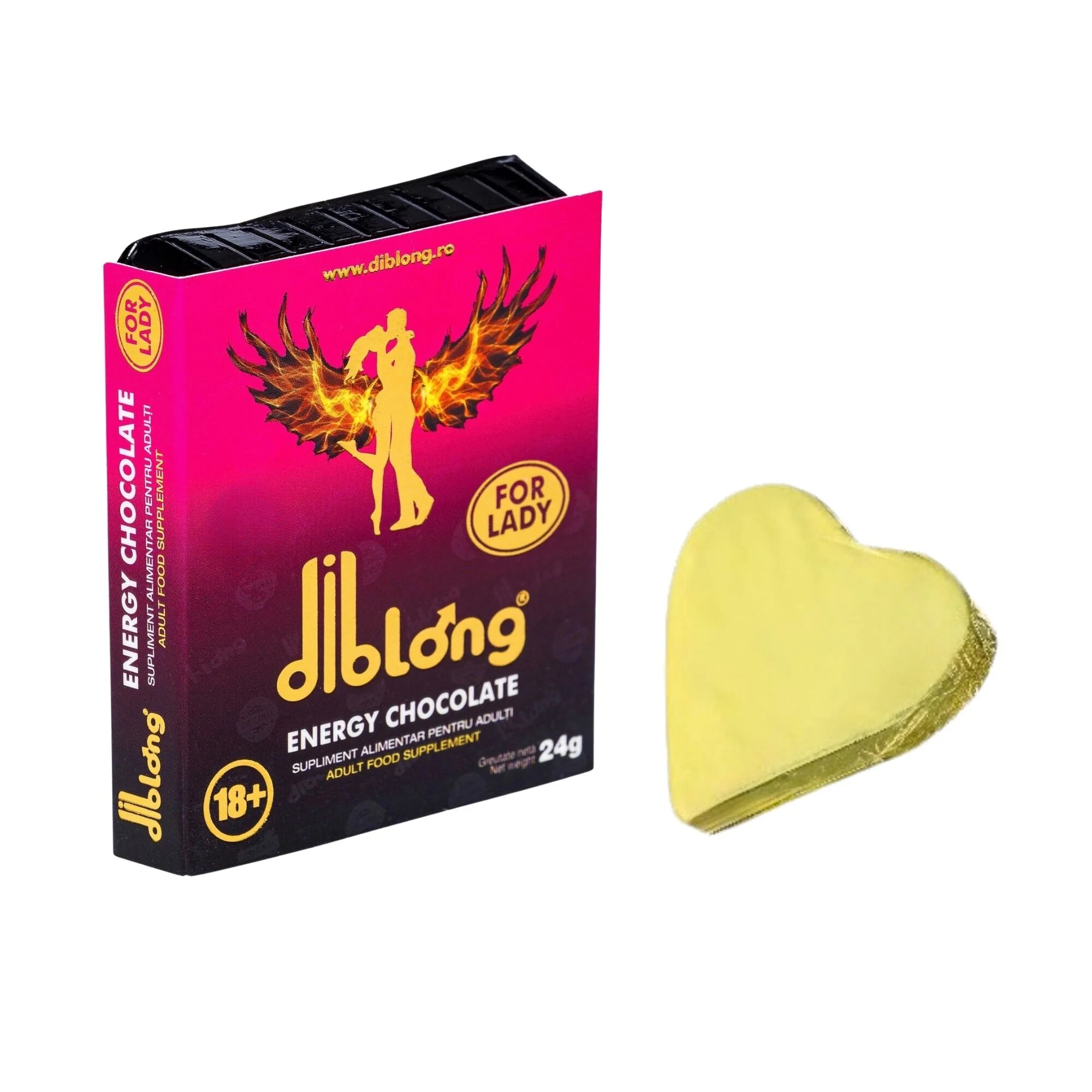  Pachet pentru femei: Gel stimulare clitoris Liona by Moma 1 buc + Supliment alimentar femei DIBLONG Energy Chocolate 1 buc