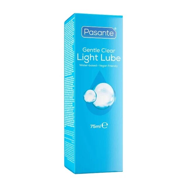 PASANTE Lubrifiant Gentle Clear Light Lube pe bază de apă pentru ameliorarea uscăciunii vaginale 75 ml