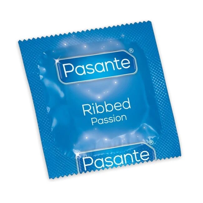 PASANTE Prezervative - Passion cu striatii si nervuri 52 mm 12 buc