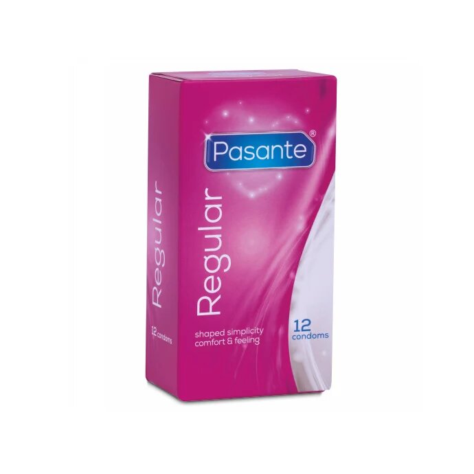PASANTE Prezervative Regular marime 54 mm 1 cutie x 12 buc