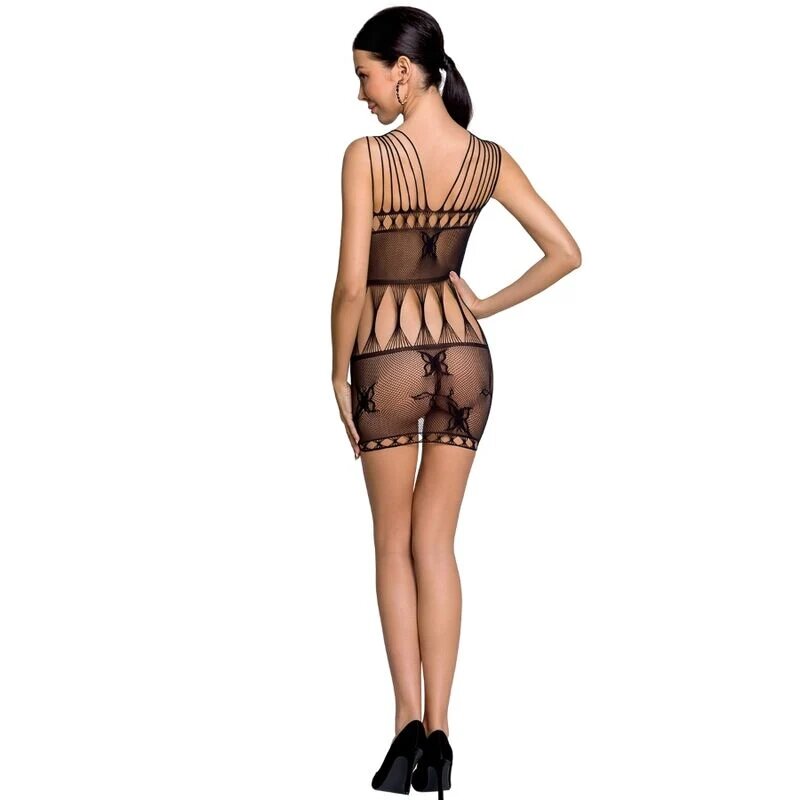 Passion Lenjerie bodystocking G-String BS090 One size Negru