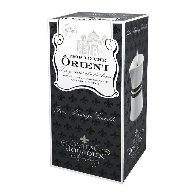 PETITS JOUJOUX Lumanare pentru masaj - Orient cu aroma de rodie si piper alb 120 gr
