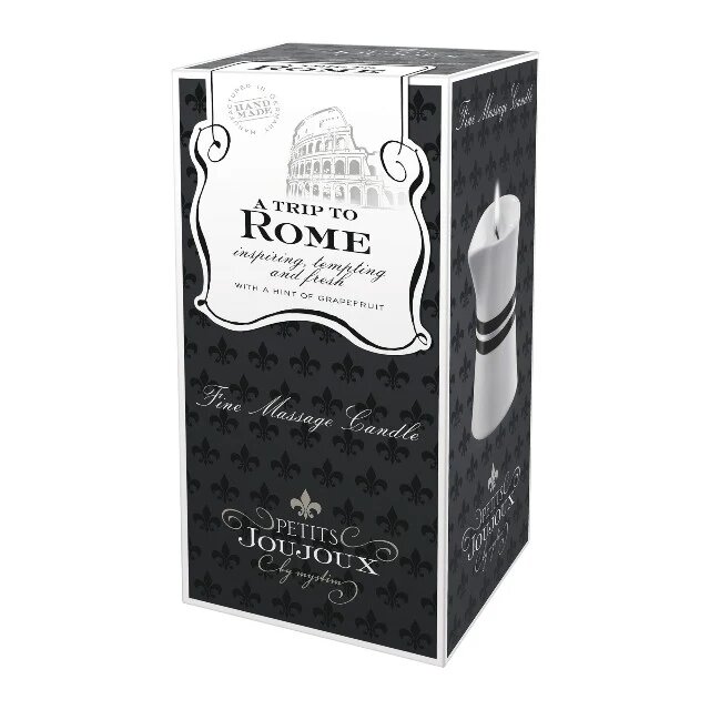 PETITS JOUJOUX Lumanare pentru masaj - Rome cu aroma de grefa 120 gr