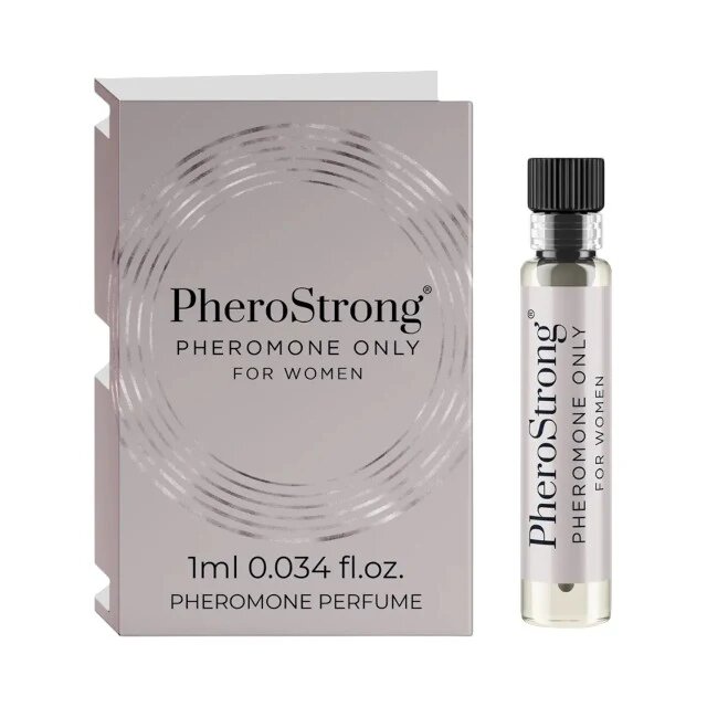 PheroStrong Mostră parfum cu feromoni Only For Women pentru femei note de iasomie zmeură și boabe de tonka 1 ml