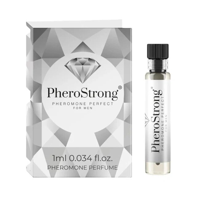 PheroStrong Mostră parfum cu feromoni Perfect pentru bărbați note de piper roz ananas și vanilie 1 ml