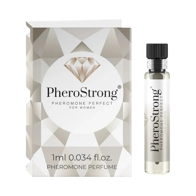 PheroStrong Mostră parfum cu feromoni Perfect pentru femei note de litchi trandafir și ambră 1 ml