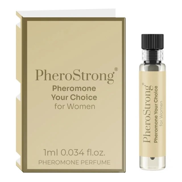 PheroStrong Mostră parfum cu feromoni Your Choice pentru femei cu note de mango bergamotă și iasomie 1 ml