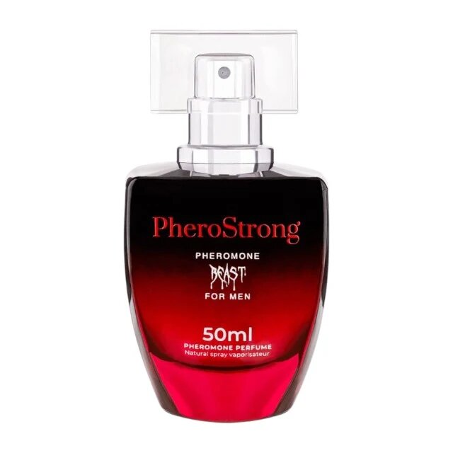 PheroStrong Parfum cu feromoni Beast pentru bărbați cu note de piper picant mentă și lemn de santal 50 ml