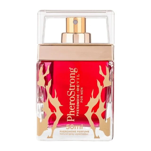 PheroStrong Parfum cu feromoni Devil pentru bărbați cu note de piper negru cacao și salvie 50 ml