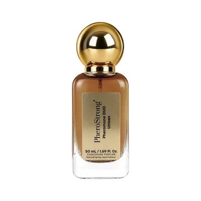 PheroStrong Parfum cu feromoni Duo unisex cu note de bergamotă OUD floare de portocal și vanilie 50 ml