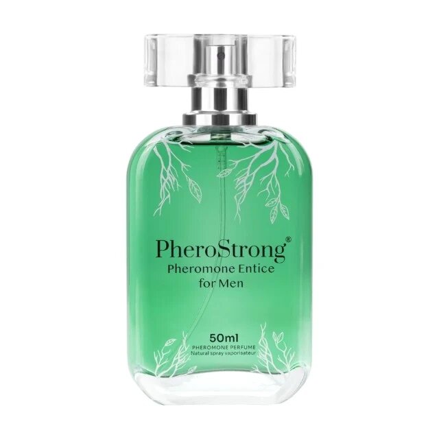 PheroStrong Parfum cu feromoni Entice pentru bărbați cu note de bergamotă floare de portocal și patchouli 50 ml