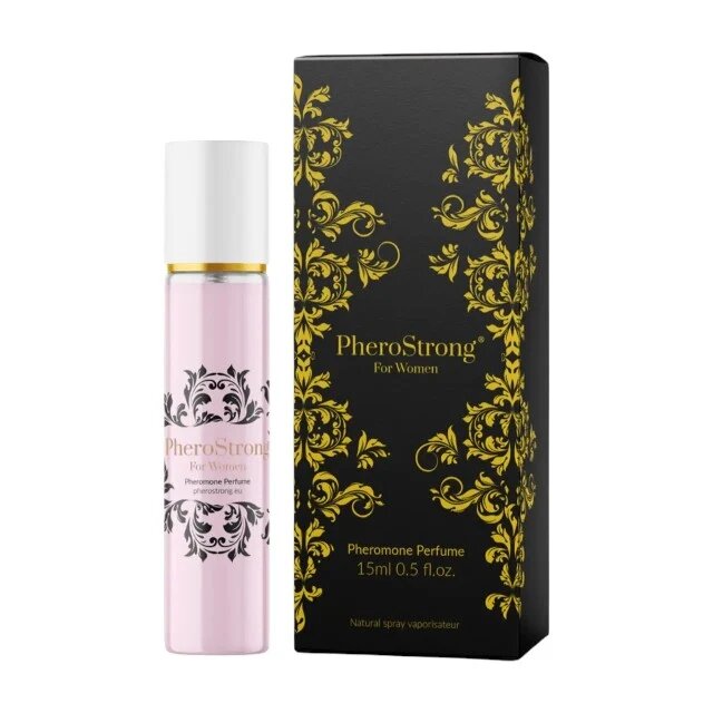 PheroStrong Parfum cu feromoni For Women pentru femei note de mosc iasomie și lămâie 15 ml