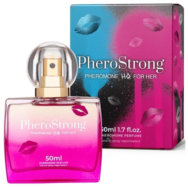 PheroStrong Parfum cu feromoni HQ pentru femei note de floare de portocal iasomie și vanilie de Madagascar 50 ml