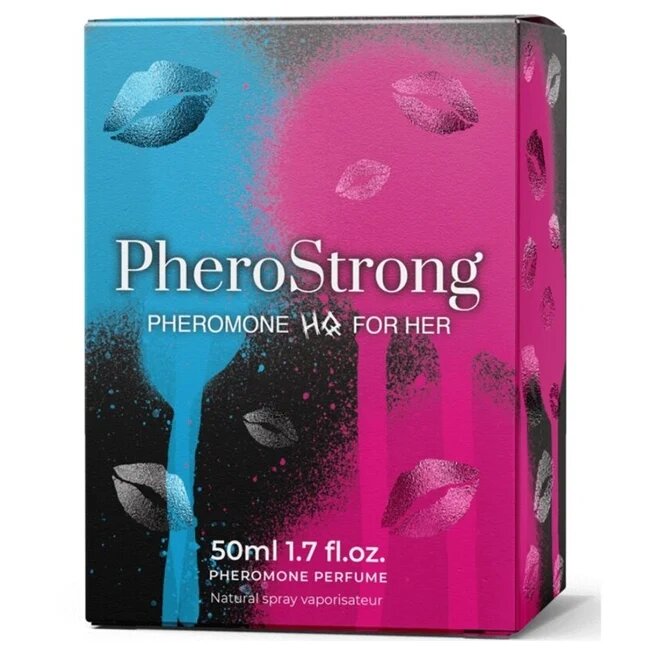 PheroStrong Parfum cu feromoni HQ pentru femei note de floare de portocal iasomie și vanilie de Madagascar 50 ml