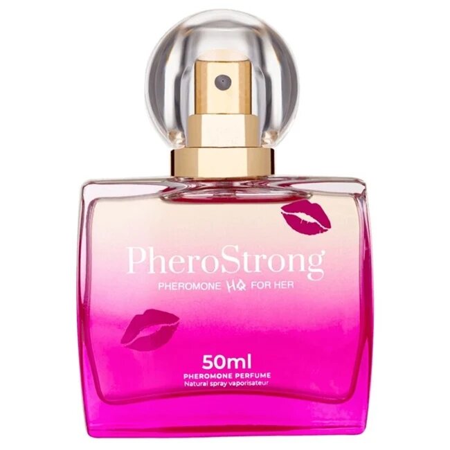 PheroStrong Parfum cu feromoni HQ pentru femei note de floare de portocal iasomie și vanilie de Madagascar 50 ml