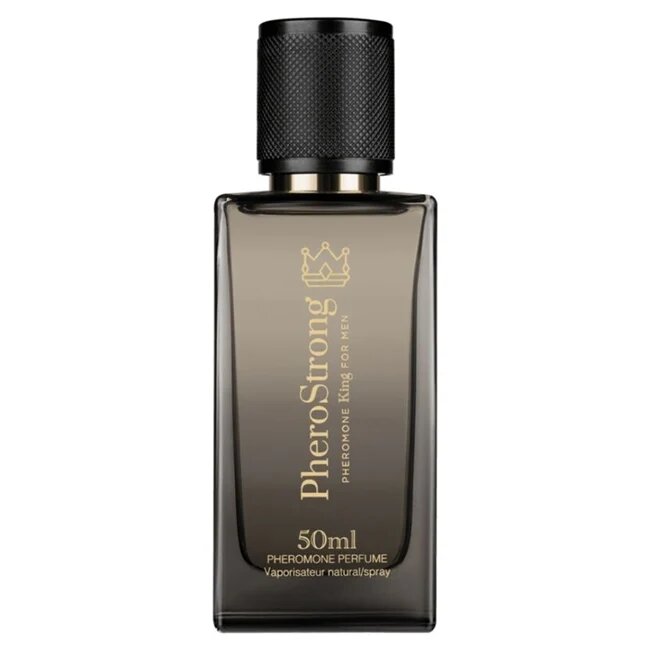 PheroStrong Parfum cu feromoni King pentru bărbați note de scorțișoară patchouli și lemn de santal 50 ml