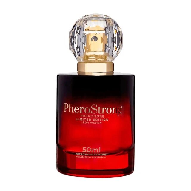 PheroStrong Parfum cu feromoni Limited Edition pentru femei cu note de coacăze negre frezie și vanilie 50 ml
