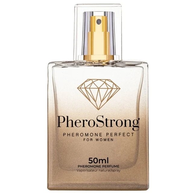PheroStrong Parfum cu feromoni Perfect pentru femei note de litchi trandafir și ambră 50 ml (crem)