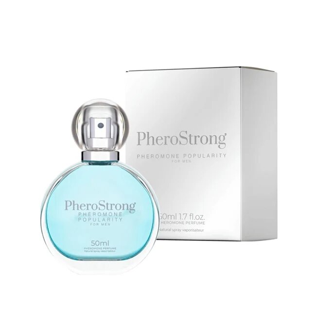 PheroStrong Parfum cu feromoni Popularity For Men pentru bărbați note de bergamotă salvie și brad 50 ml