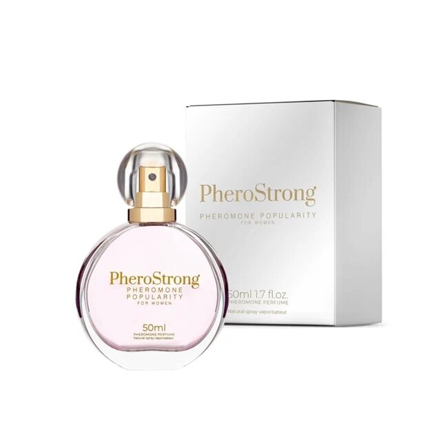 PheroStrong Parfum cu feromoni Popularity For Women pentru femei note de bujor iasomie și mosc 50 ml