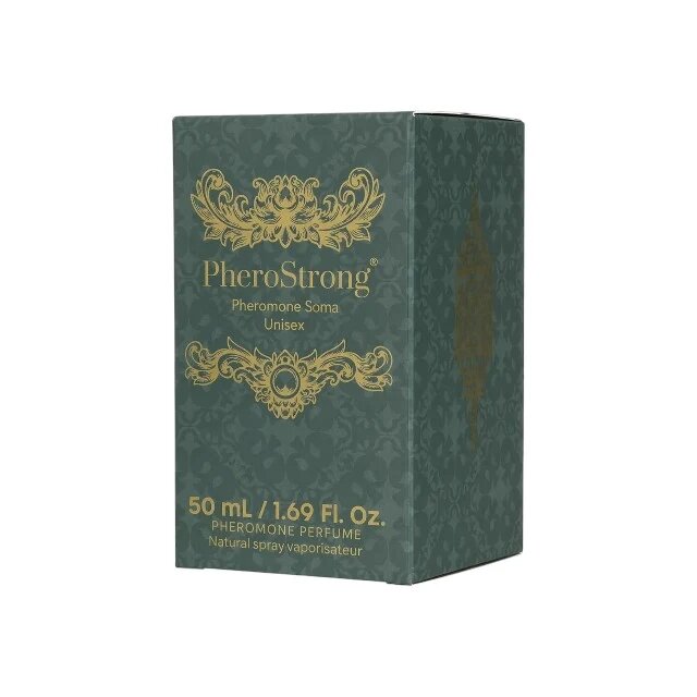 PheroStrong Parfum cu feromoni Soma unisex cu note de tutun cafea neagră și lemn de santal 50 ml
