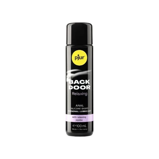 PJUR Lubrifiant anal pe bază de silicon Back Door Relaxing cu Jojoba testat dermatologic compatibil cu prezervative 100 ml