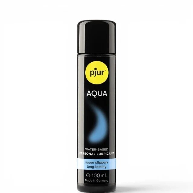 PJUR Lubrifiant pe bază de apă Aqua fără gust și miros testat dermatologic compatibil cu prezervative și jucării erotice 100 ml